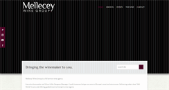 Desktop Screenshot of melleceywinegroup.com